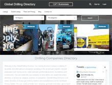 Tablet Screenshot of globaldrillingdirectory.com